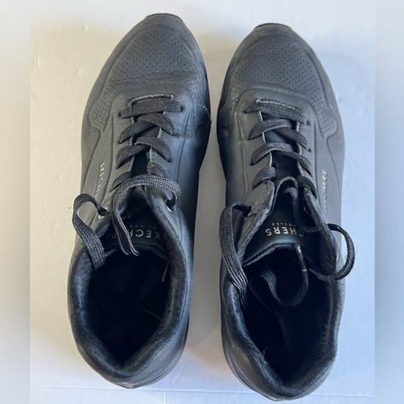 Skechers Men’s Black Athletic Sneakers Size 10 (EU 40) Air Cooled Memory Foam - Picture 15 of 16